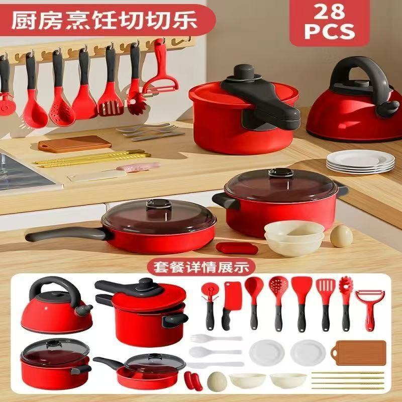 Juguetes de cocina de niños grandes juegos de cocina para niños niñas muebles de cocina para bebés cocinando platos de simulación de corte