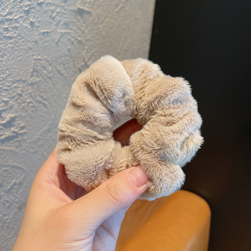 Piggy de peluche de primavera, lazo para el cabello, celebridad de Internet, nueva cuerda para la cabeza de todo fósforo, banda de goma, cuerda para el cabello para mujer, funda de cuero, tocado