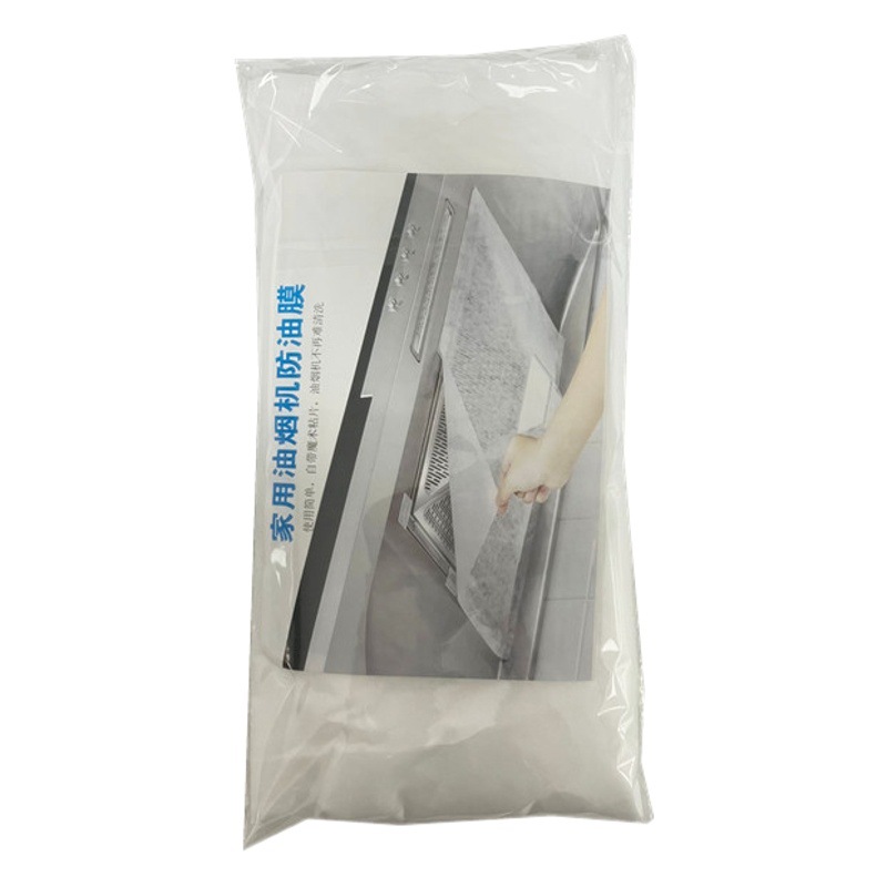 [Venta al por mayor de fábrica] ventilador de cocina película de filtro de algodón absorbente de aceite Pegatinas a prueba de aceite campana de cocina papel absorbente de aceite al por mayor