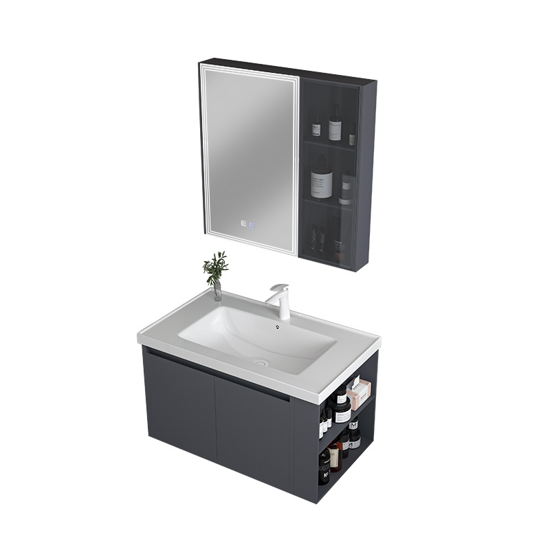 gabinete de baño de acero inoxidable cerámica integral cajón lavabo lavabo de baño lavabo de mano lavabo de lavado de cara lavabo combinación