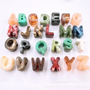 ��׷���ʯ�l�y������26Ӣ����ĸ�M�״���diy 耳׿۰���Ʒ���