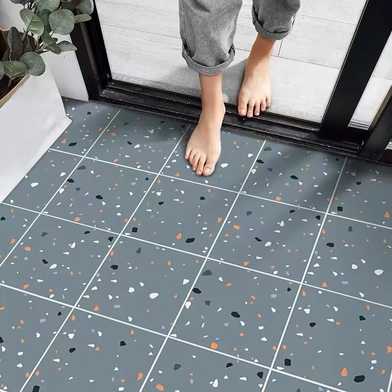 Source manufacturers wholesale bathroom floor stickers self-adhesive bathroom non-slip wear-resistant floor stickers kitchen balcony floor tiles stickers Source manufacturers wholesale bathroom floor stickers self-adhesive bathroom non-slip wear-resistant floor stickers kitchen balcony floor tiles stickers