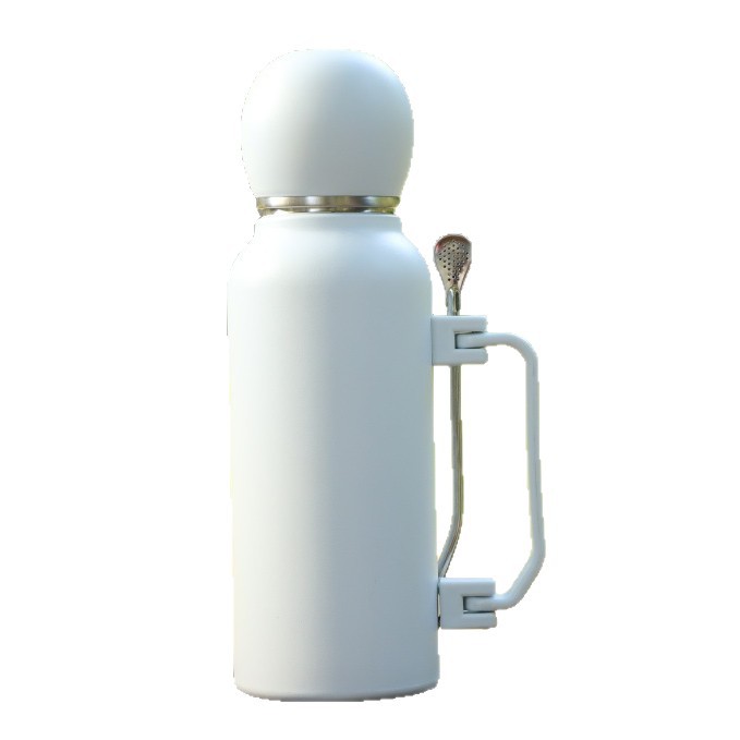 Taza de fútbol de doble vacío de alta capacidad deportivo hervidor de agua 304 taza de acero inoxidable al aire libre portátil hervidor de agua