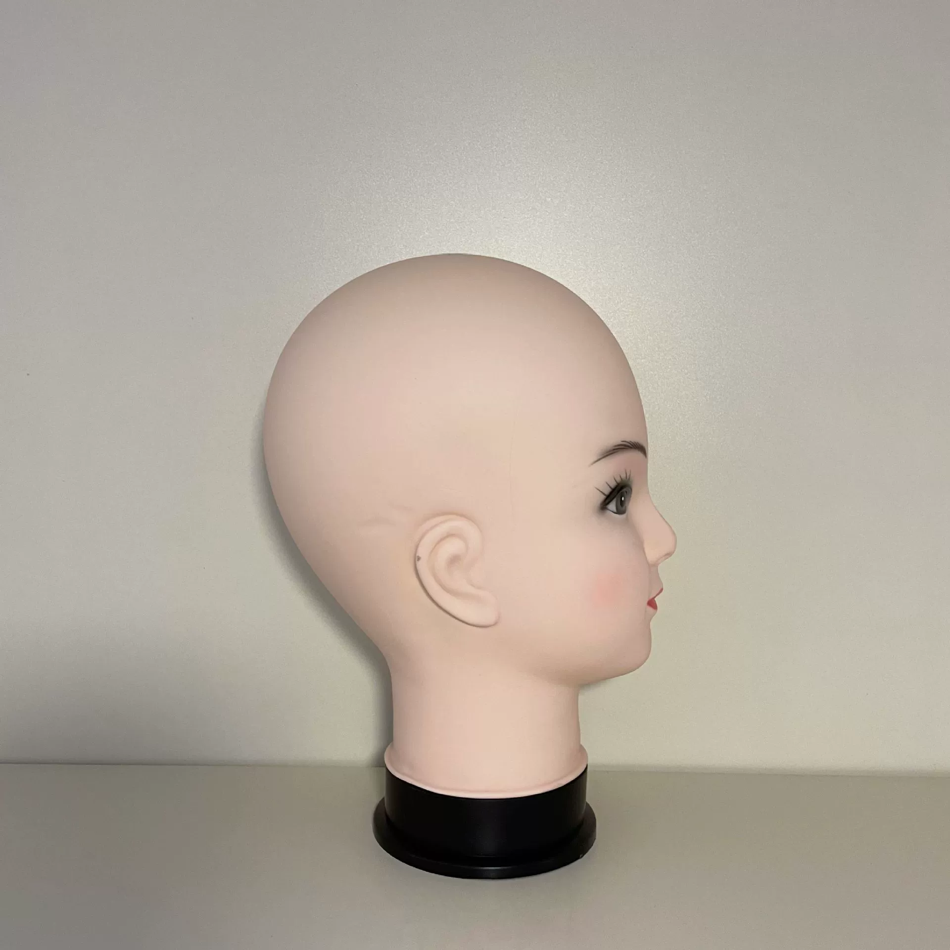 Wig cap, headband, stand, mannequin head
