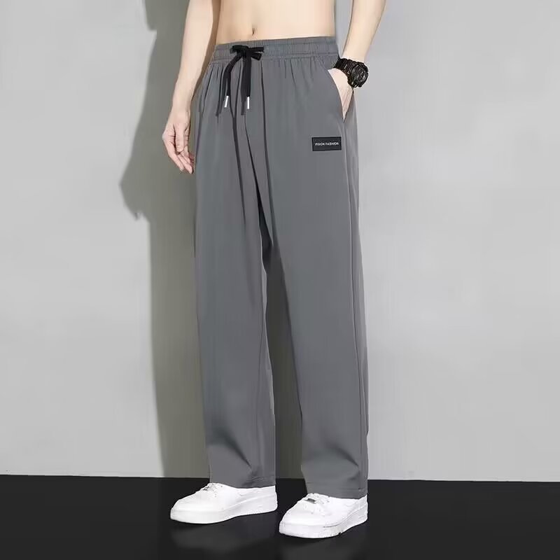 Summer silk trend trousers