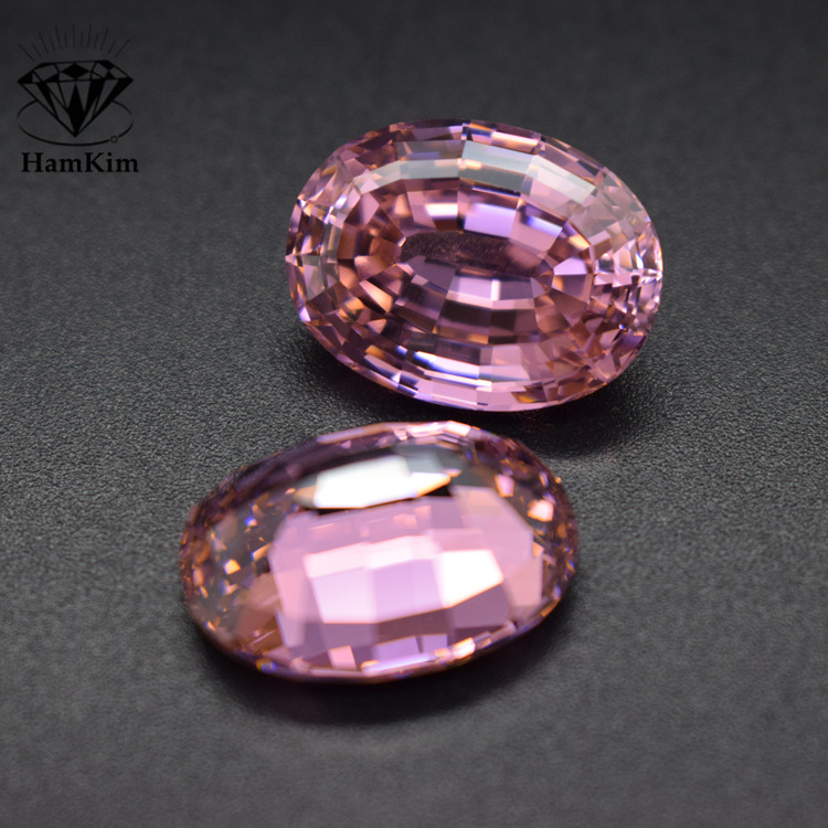 蛋形宝塔切 鹅黄粉红