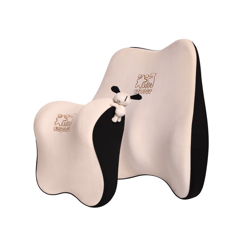 Coche casa fábrica directa coche reposacabezas lumbar soporte coche asiento cuello soporte memoria espuma coche almohada Coche