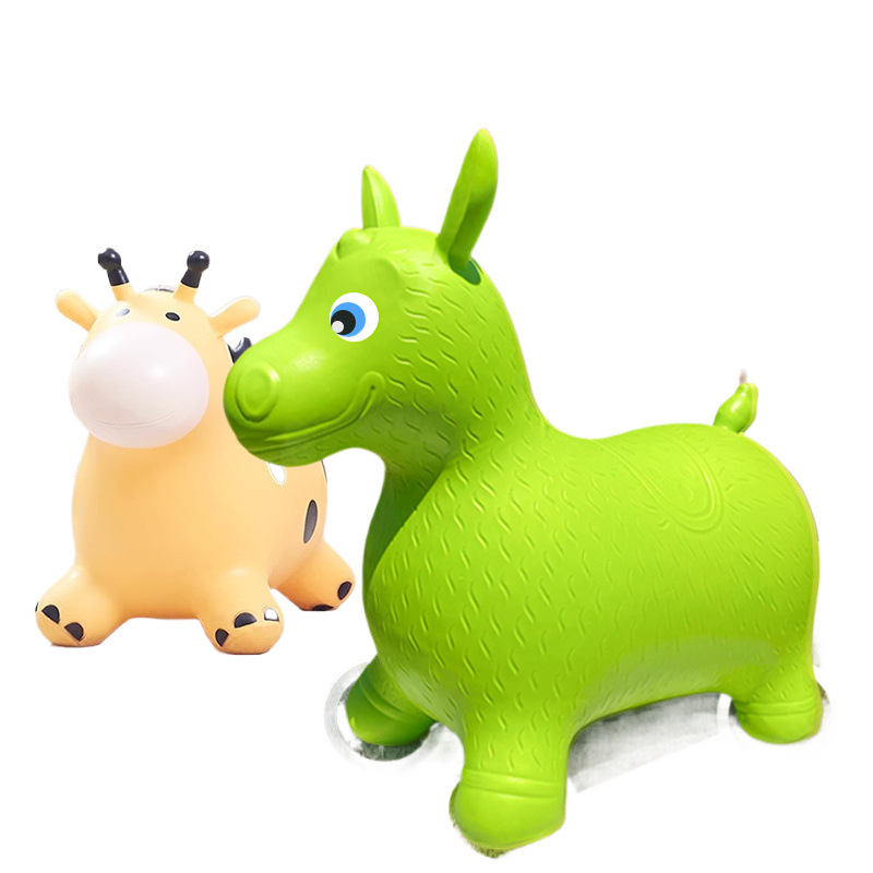 Inflatable explosion-proof pony for baby for jumping
