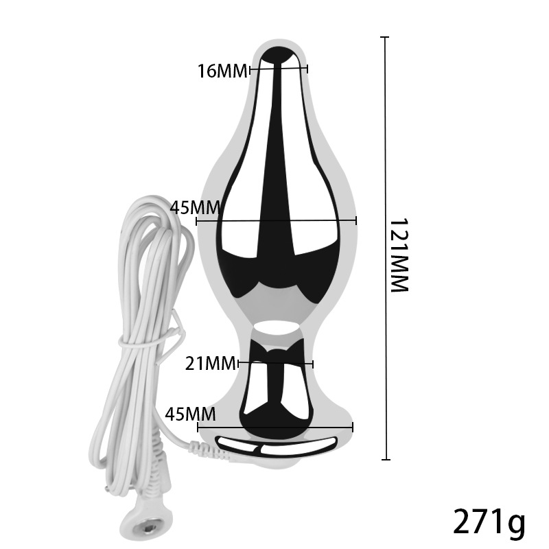 전기 충격 링 항문 플러그 대형