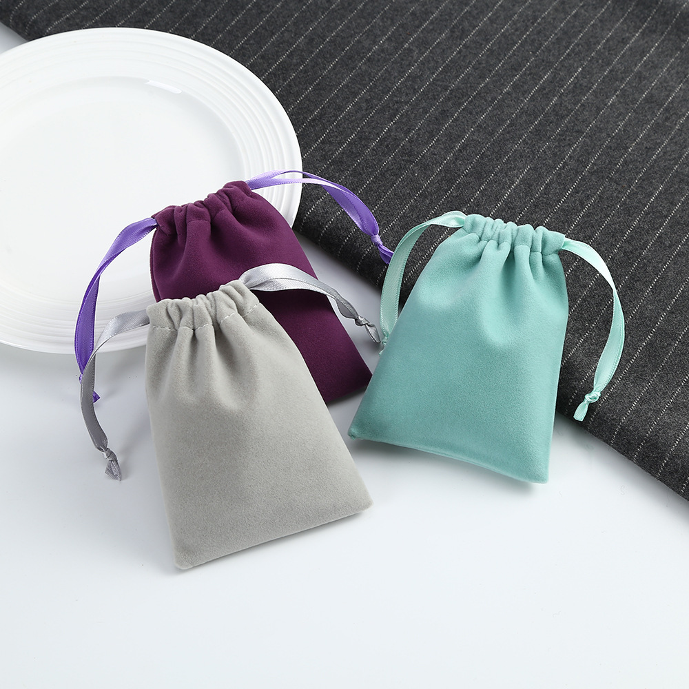7g Weight Jewelry Packaging Bags Classification 1 Piece Quantity Daily Occasion Solid Color Pattern Simple Style Style 1 Piece Cloth Simple Style Daily Solid Color Jewelry Packaging Bags 3