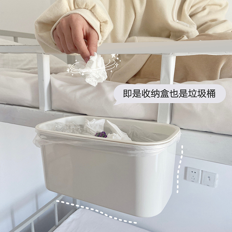 ベッドサイドハンギングバスケット学生寮ベッドサイド携帯電話収納ラック小型ハンギングラック寮良いもの上段と下段収納アーティファクト|undefined