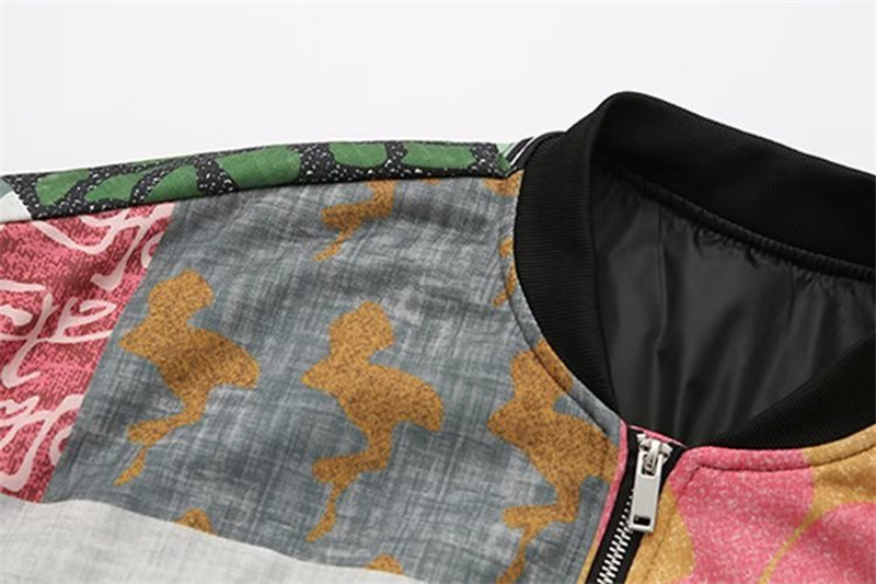 Women's clothing 2024 summer new style contrasting short casual jacket_voghion.com