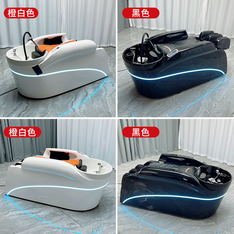 Máquina de lavado de cabello de masaje eléctrico inteligente automática especial para salón de peluquería, peluquería multifuncional, cama de lavado tailandesa, peluquería image 3