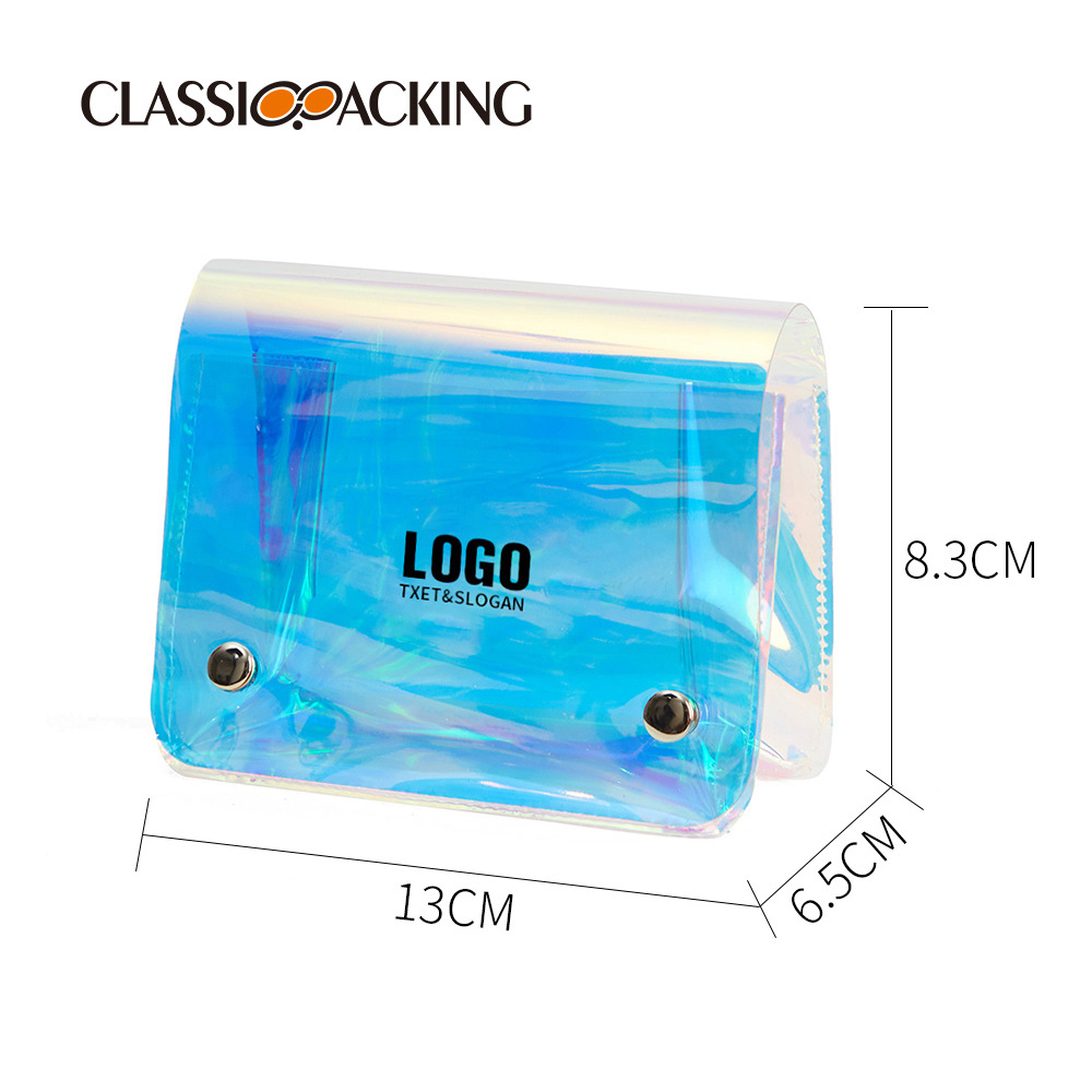 Fábrica al por mayor bolso cosmético simple impermeable color mágico lavado bolsa artículos de tocador traje de viaje bolsa cremallera logotipo imprimible