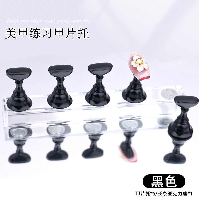 Estuche para uñas Negro