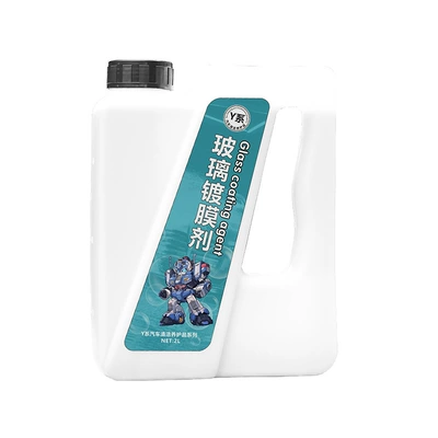 Glass Coating Crystal Coating Liquid Car Rainproof Agent Water Repellent Anti-Fog Liquid Wave Glass Wax Front Shield Coating Rearview Mirror (Glass agent) - hongpengfa-y-series-glass-coating-agent-2l