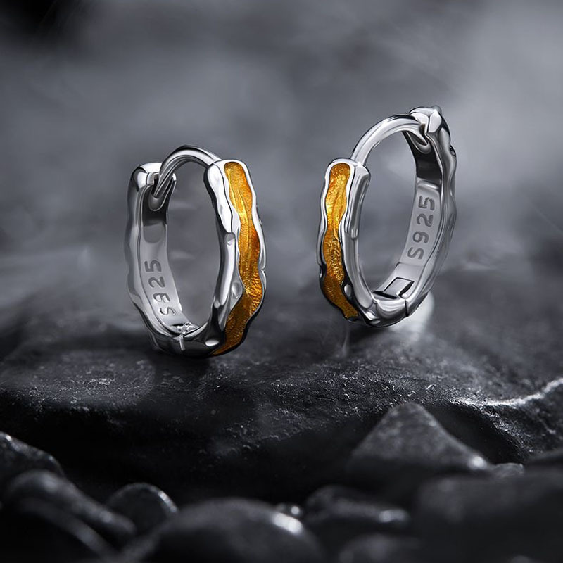 Cool Stud Earrings For Men Stainless Steel Minimalist Punk Style_voghion.com