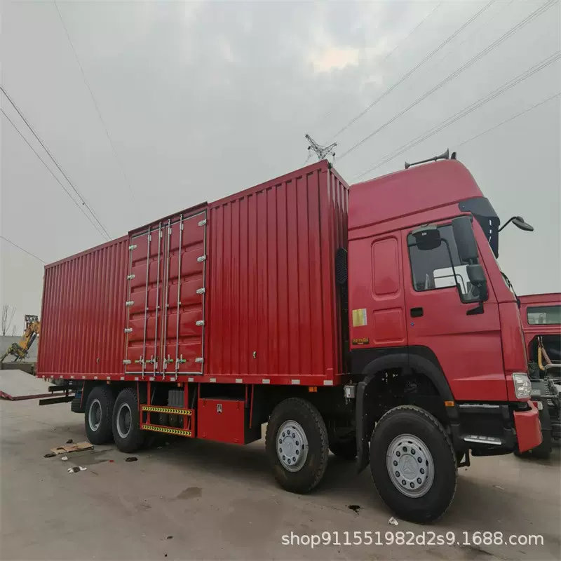 15.5米箱式半挂车 液压开启箱式集装箱挂车 物流轻型展翼半挂车