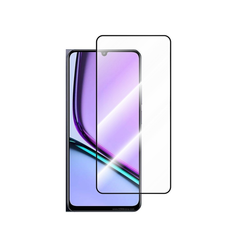 Aplicable a REALME NARZO N61 pantalla de película endurecida de alta definición no destructiva película de vidrio de cobertura completa image 5