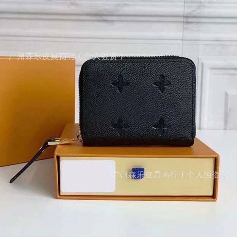 Foreign Trade Hot-Selling Classic Short Wallet Women's Coin Bag, Exquisite, Compact, Lightweight and Simple Diamond Pattern M60067