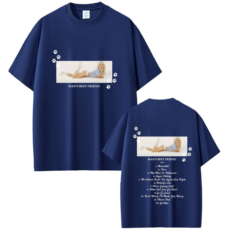 Singer Sabrina Carpenter Album Men's Best Friend Graphic T-Shirt Men's Women's Fashion T-Shirt