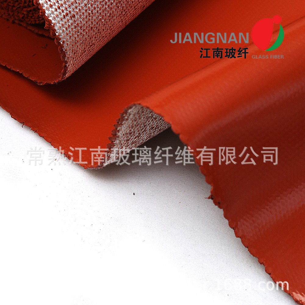 厂家提供0.4mm厚度涂层硅胶布 玻璃纤维硅橡胶复合布批发