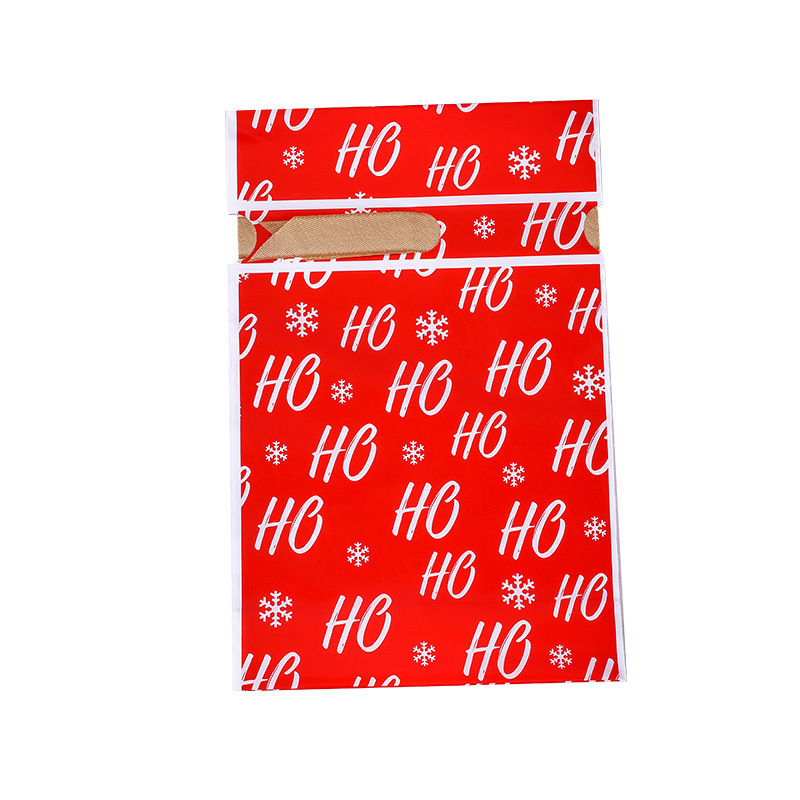 クロスボーダー専用の大サイズのプラスチック製のプレゼント袋、クリスマスイブの口にプレゼント袋を包装します。|undefined