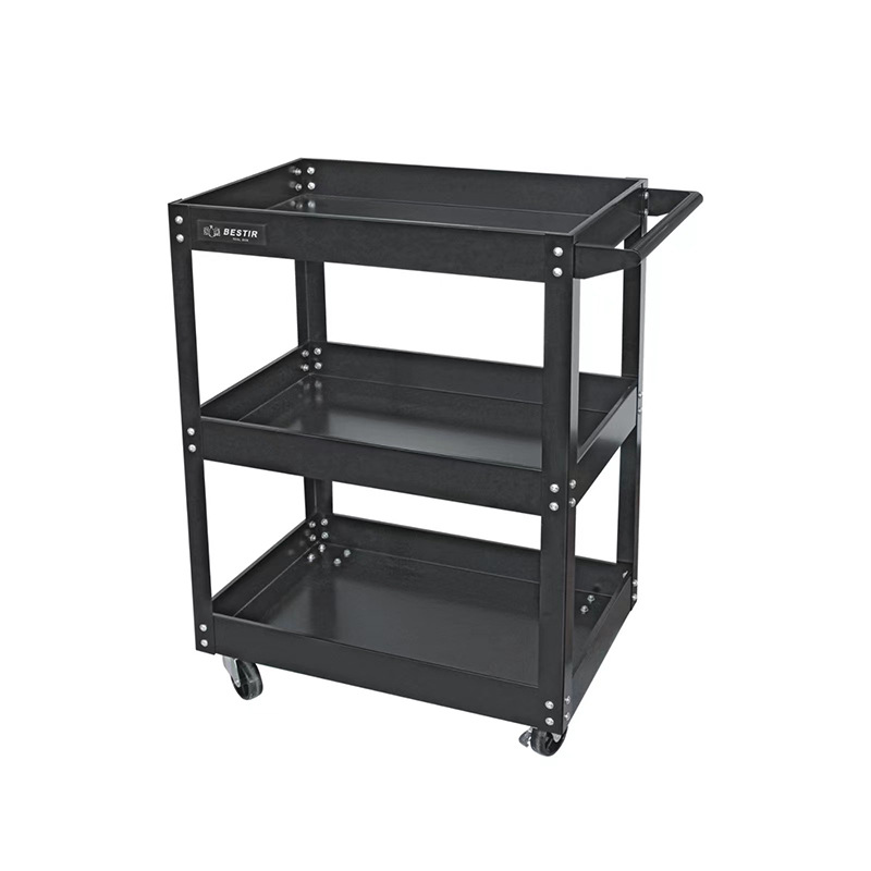 鹰之印三层工具推车带固定脚轮双刹方向轮运输搬运设备工具05189