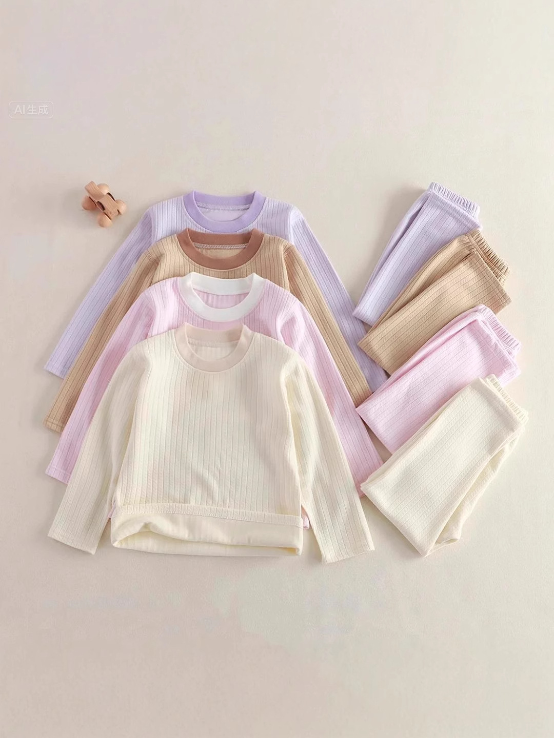 Otoño nuevo conjunto de ropa para niños se atreve a niños pequeños y medianos estilo coreano de ocio calentamiento pantalones de manga larga en stock al por mayor