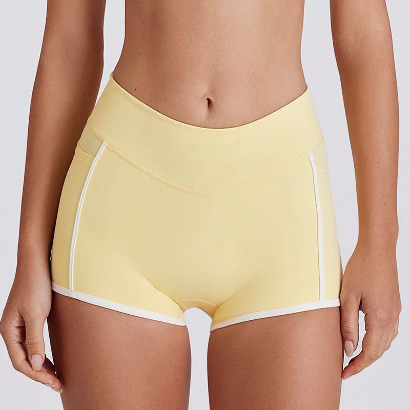 Shorts-warm yellow