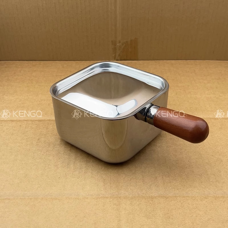 316 acero inoxidable de grado alimenticio tazón de comida para niños con mango multipropósito tazón de ensalada de postre