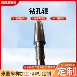 耐磨硬质钻孔轧辊编织布针辊高裁针刺机钻孔辊 轧钢机设备轧辊