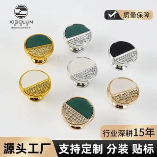 厂家直销实心单孔家具五金配件抽屉柜门把手美式轻奢橱柜衣柜拉手