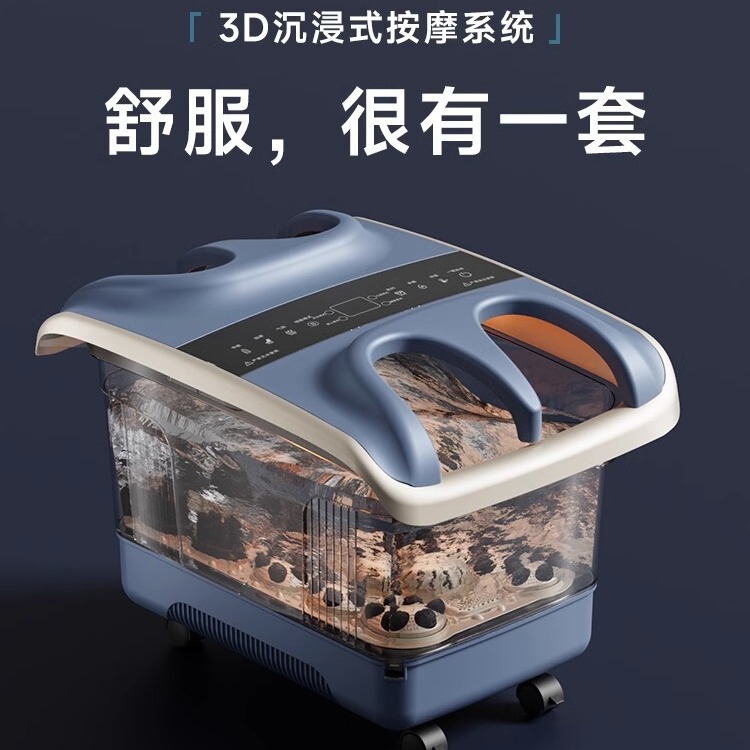 オークス フットバス ダブルフットバス 恒温フットマッサージ ふくらはぎフットバス 恒温加熱マッサージフットバス|undefined