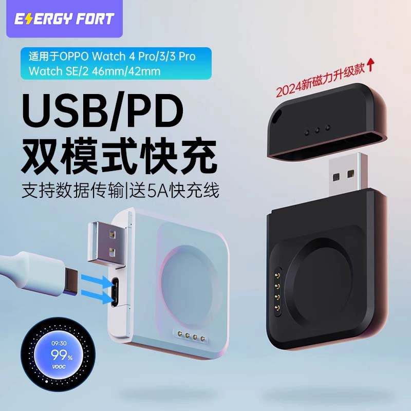 Oppo, совместимые часы, браслет Pro, зарядное устройство, 4, 3/2