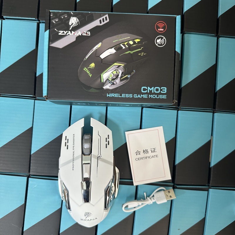 自由狼x 8無線充電ゲームマウスオフィス発光機械マウスアマゾンebayクロスボーダーwish|undefined