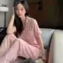 格子代发小红短袖家居服