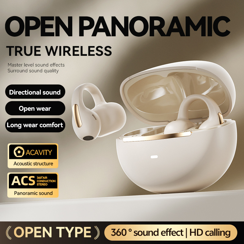 2025 Nuovo tipo di clip auricolare M136 conduzione ossea ad aria effetto sonoro stereo auricolare Bluetooth wireless aperto_voghion.com