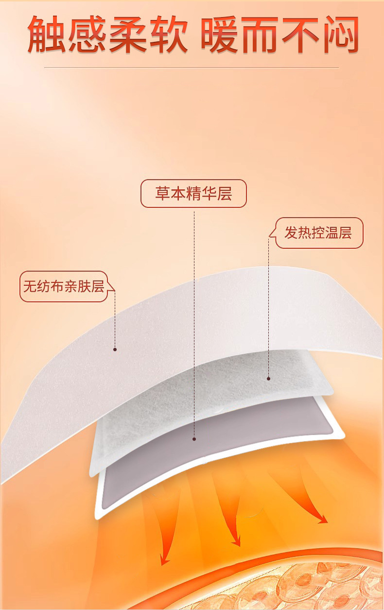 Warm Stomach Patch with Mugwort Self Heating Abdominal Heat Patch for TCM Warming Use key features