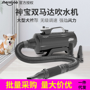 Shenbao Lishen pet blowing machine 2400T large dog dog cat golden retriever hair dryer hair blowing machine cross-border wholesale