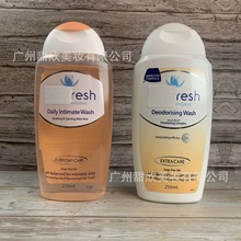 跨境澳洲femfre/sh芳芯私处护理液洋甘菊百合清洁清洗液250ml芳心