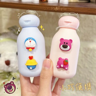 Shampoo, Travel Facial Cleanser, Shower Gel, Cute Cartoon Portable Sunscreen Storage, Universal Japanese Style Style