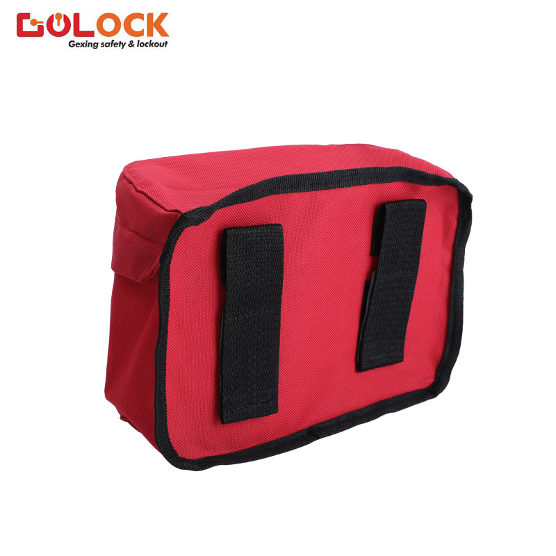 Industrial bloqueo de la cintura bolsa de seguridad de gestión de bloqueo multifuncional bolsa de almacenamiento de tela Oxford impermeable resistente al desgaste kit portátil