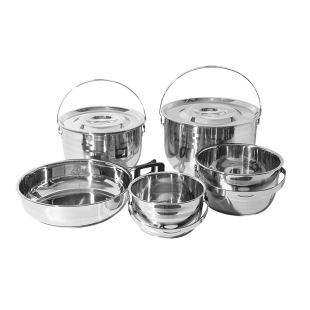 Outdoor Cookware Set Pot Picnic Pot Pot Set Camping Portable Set Pot Wild Pot Outdoor Camping Equipment Complete Set