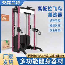 飞鸟龙门架健身高拉低综合训练器商用级组合多功能小飞鸟深蹲架
