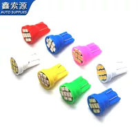Автомобильный светодиодный индикатор T10 1206 3020 8SMD маленькая автомобильная лампа номерной прожектор дверной лампы для чтения W5W