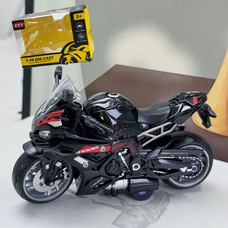 子供のおもちゃ BMW s1000RR シミュレーション合金車プルバックオートバイオートバイ小さなおもちゃモデル装飾品|undefined