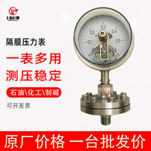 上仪四厂Y-100BFZ/Z/ML/316L隔膜压力表 全不锈钢 卫生型高温高压