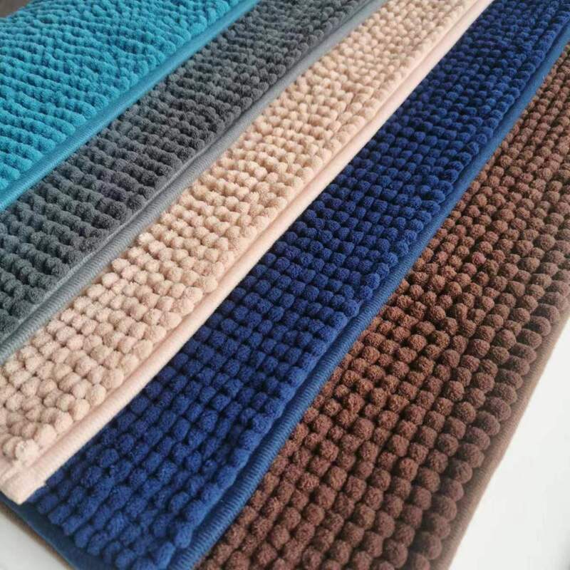 Hot Melt Adhesive Chenille Short Pile Absorbent Floor Mat Bathroom Toilet Kitchen Eco-Friendly Non-Slip Floor Mat Door Mat Carpet Hot Melt Adhesive Chenille Short Pile Absorbent Floor Mat Bathroom Toilet Kitchen Eco-Friendly Non-Slip Floor Mat Door Mat Carpet