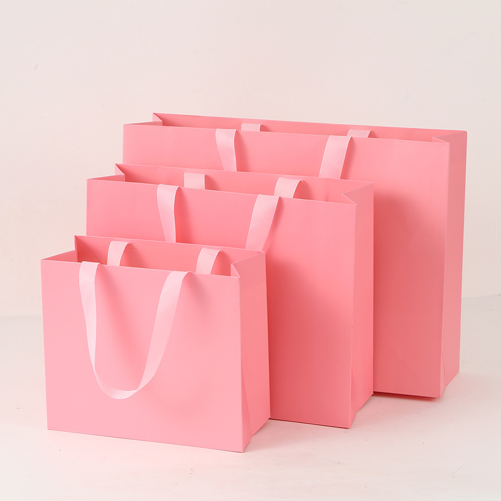 Bolsas de mano sin cintura, bolsas de papel de cartón blanco, bolsas de regalo, bolsas de regalo, bolsas de compras al por mayor